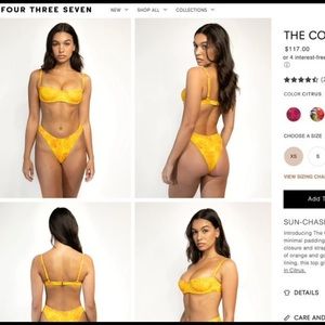 437 Bikini - NEW Cooper top and bottoms - Medium